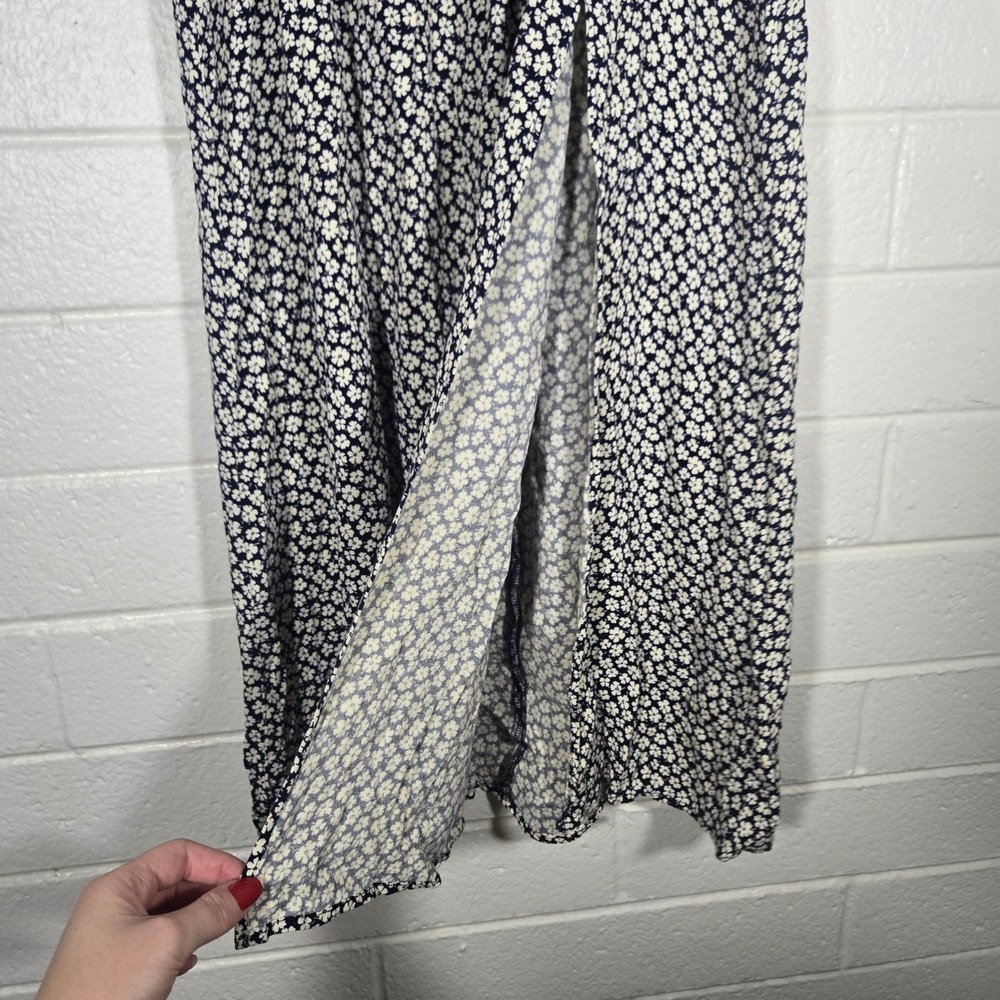 Reformation Zoe Floral Midi Slit Skirt 0 XS‎ Party Beach Casual Boho Zip Cottage - Picture 3 of 9